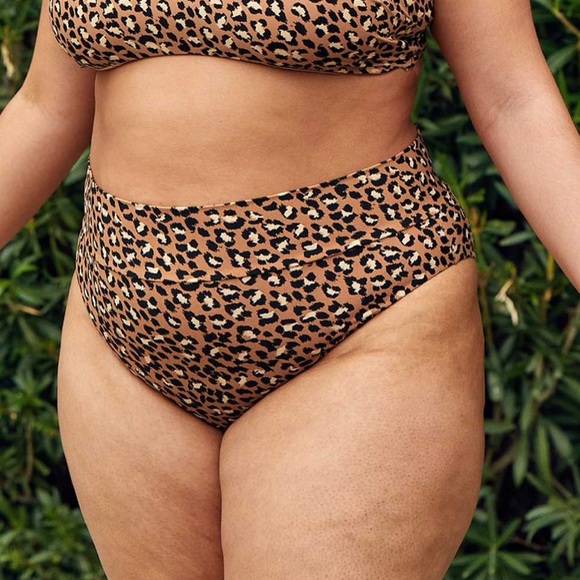 aerie Other - NWT Aerie High Cut High Waisted Bikini Bottoms In Leopard Animal Print